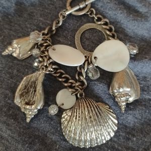 Sea themed charm bracelet